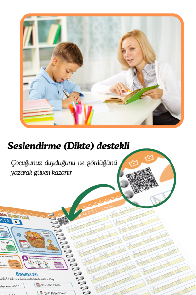 Güzel Yazı Öğreten Oluklu (Kabartmalı) Kitabı | Sihirli Yazı Defterleri | Çocuk Aktive Eğitici Kitap - Görsel 3