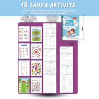 4’lü Kitap Seti | Harfleri | Sayıları | Çizmeyi ve Güzel Yazıyı Öğreten Oluklu (Kabartmalı) | Sihirli Yazı Defterleri  | Oluklu Kitap - Görsel 10